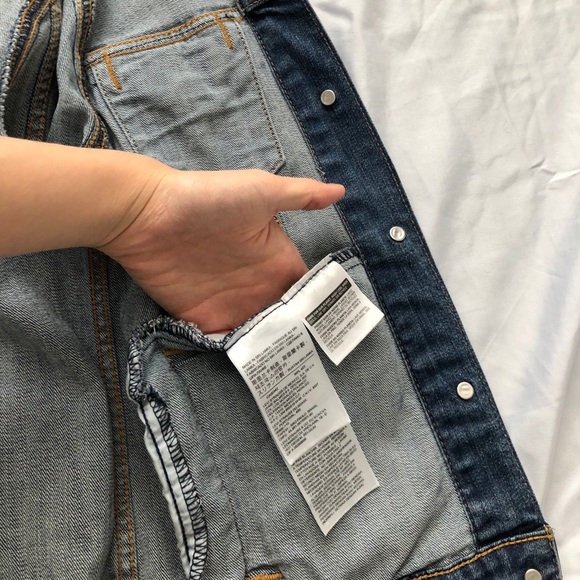 classic xs levi’s denim trucker jean jacket - Picture 6 of 8